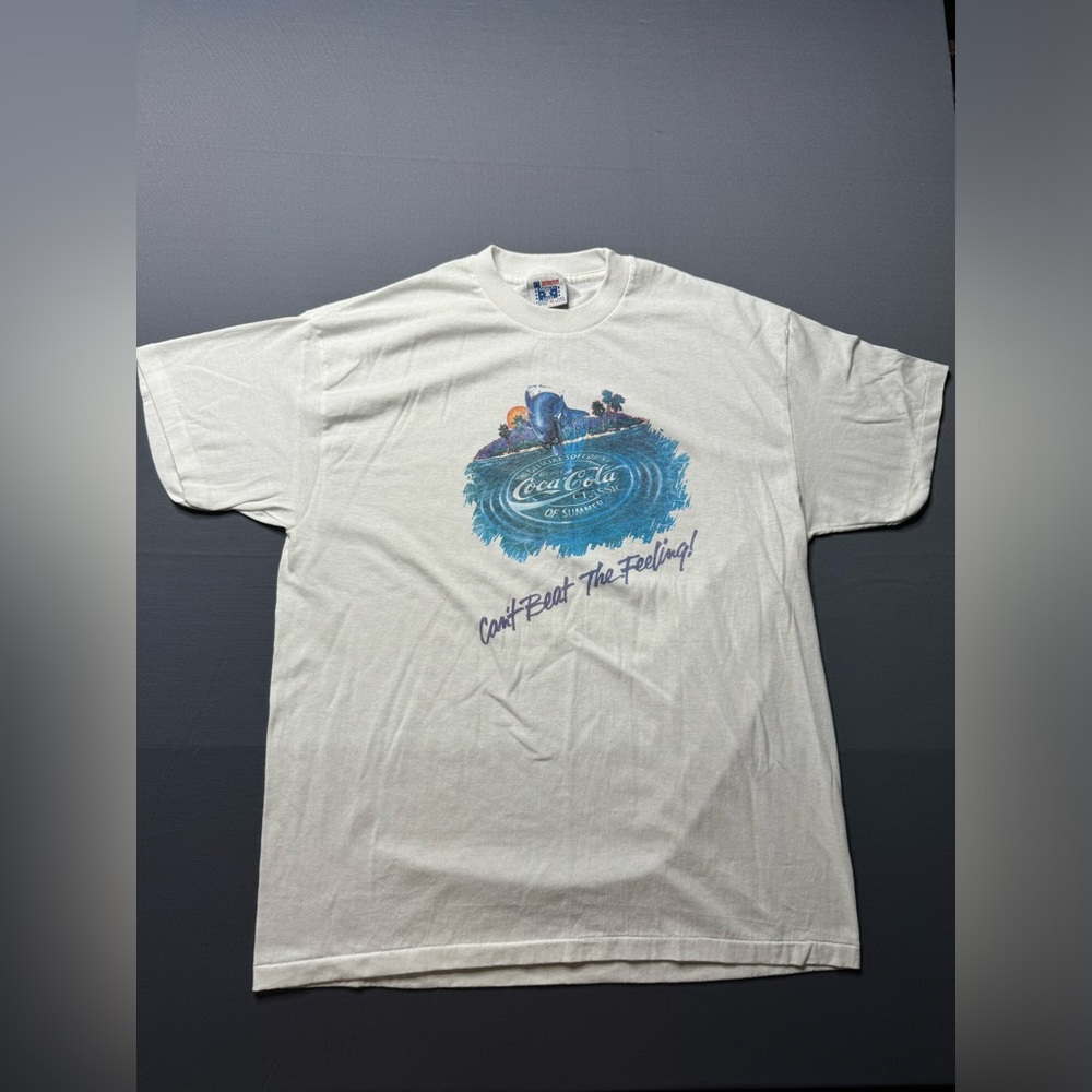 Vintage Coca Cola 80s 90s single stitched t shirt XL